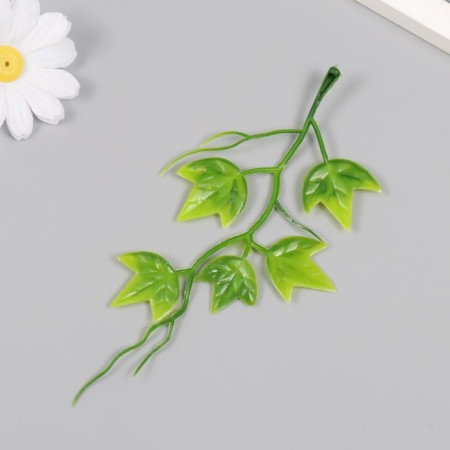 Artificial plant for creativity "ivy" set 8 pcs green 16 cm-3