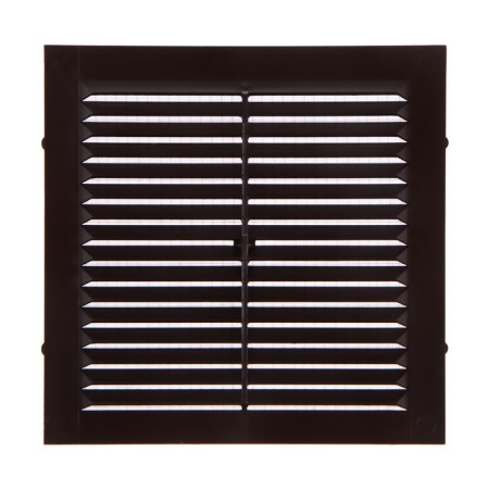 Ventilation grate Zein Lux l155kr, 155 x 155 mm, with a grid, inexhaustible, brown-3