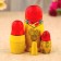 Doll "Galina", red scarf, 4 puppet, 9 cm