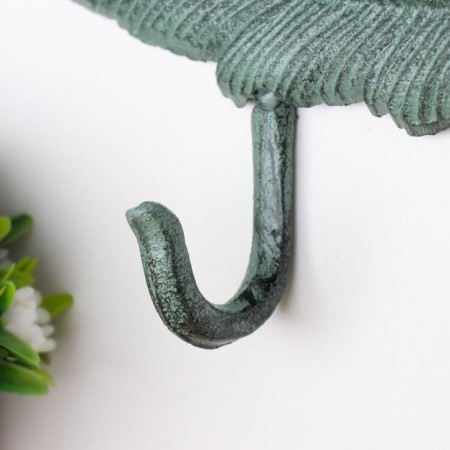 Hooks decorative cast iron "peryshko" 12x33x4.5 cm-1