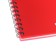 Notebook A5, 80 sheets, a cage on a spiral, Erichkrause, Classic Words, Red, Plastic Cover