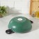 Kazan, 4 l, d = 28 cm, glass cover, two removable handles, anti -stick coating, green color