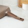 Granite Grill pan, 24 × 24 cm, removable handle, glass cover, anti-stick coating, brown color