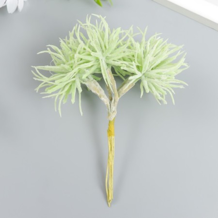Decor for creativity "Spangum" 1 bouquet = 6 colors light green 5x13.5 cm-2