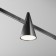 Technical TR146-1-5W3K-B KEILA, 70x70x115 mm, LED, 5W, 290LM, 3000K, Black Color Black