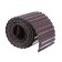 Border tape, 0.15 × 9 m, thickness 0.6 mm, plastic, corrugation, dark brown, Greengo