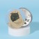 Pocket mirror "cat", d = 7 cm, multi -colored