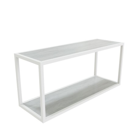 Hinged shelf 800, 800x250x360, white Muar/Metropolitan Gray-3