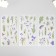 Plastic stickers "Irce" set of 6 sheets 10x18 cm