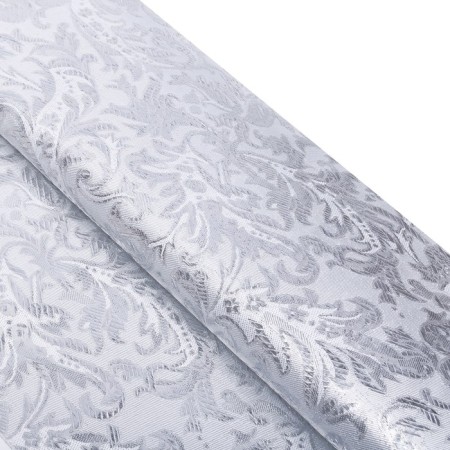 Flap 50 × 50cm, brocade, silver-1