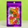 SIP-LOK package with a window, with euroslot, purple, 8 x 12 cm