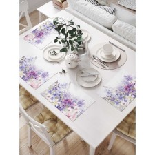 A set of napkins for setting the table 