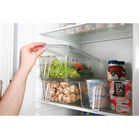A container for a refrigerator with a lid and a handle Ricco, 32 × 14.5 × 10 cm-6