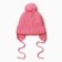 Hat for girls, pink color, size 44-46
