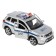 Metal machine “Suzuki vitara Police”, 12 cm, doors and trunk open, silver color