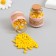 Round 6/0 beads in the bottle "Bright lemon" 2x20 g set 2 pcs