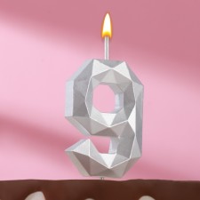 Candle in the cake on the skewer 