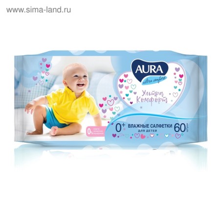 Wet Aura Ultra Comfort, Children's, 60 pcs-1