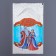 Gift package "Snow Maiden" 25 x 40 cm, colored metallized pattern