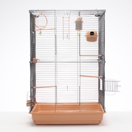 Birds Cage "Pigzon" No. 104-B, collapsible, 2 sections, 58 x 40 x 88 cm, beige-4