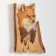 Panel interior tree "Fox" 12x0.7x19 cm