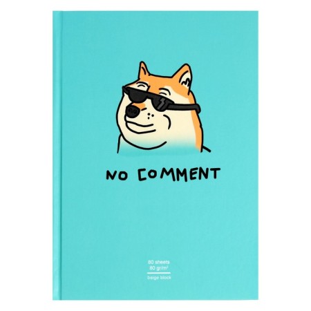 Sketchbook A5, 80 sheets "without comment", hard cover, matte lamination, selective varnish, tinted block 80 g/m2