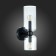 Sconces st. SL1180.401.02. Treviso. 2x40 watts, E14, 12x36 cm, black color