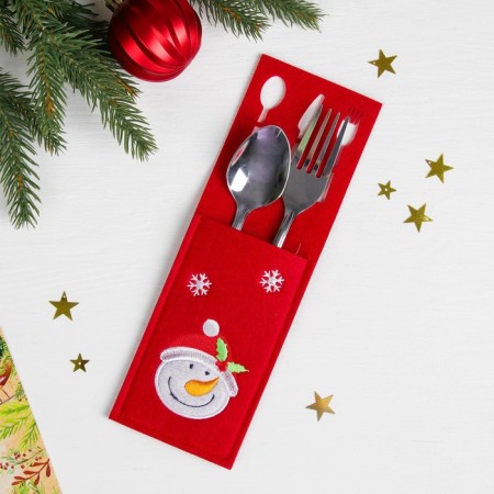 Envelope for cutlery "Snowman"-1