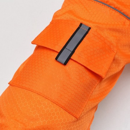 Jacket with reflective stripes, size S, orange (DS 26, OG 40, Osh 34 cm)-7