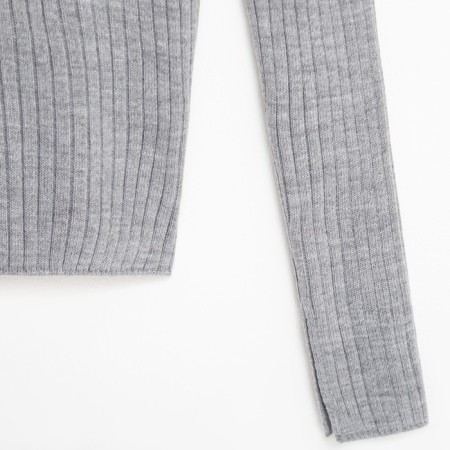 Jumper with V Gorlovina Mist, p. 44-46, gray-7