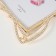Photo frame Metal 13x18 cm "Four -leaf from rhinestones" 19x24.5 cm