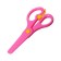 Baby scissors 13 cm, plastic, fixator, rounded ends, in a cardboard box, a mix