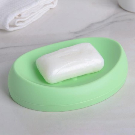 Soap dish "Kame", 14 × 10 × 3.5 cm, color mix-1