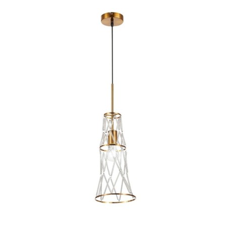 Suspension lamp ST LUCE. SL1016.203.01. Narrio. 1x60 W, E27, 18x18 cm, golden color-8