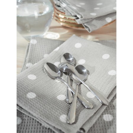 Набор полотенец кухонных Grey Polka Dot, размер 45x60 см, цвет серый-5