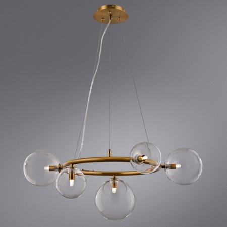 Albus chandelier, 5x40W G9, bronze color-1