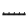 Cappio CVP007 hanger, aluminum, five -rod, black color