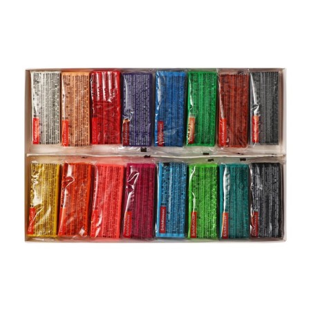 Plasticine 16 colors, 288 g, Erichkrause "Jolly Friends", with a stack, in cardboard packaging-2