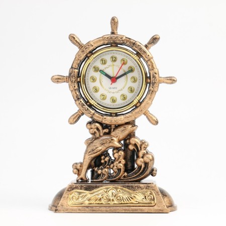 Clock - HELP Alarm clock, discrete move, di -7 cm dial, 15 x 22.5 cm, aa