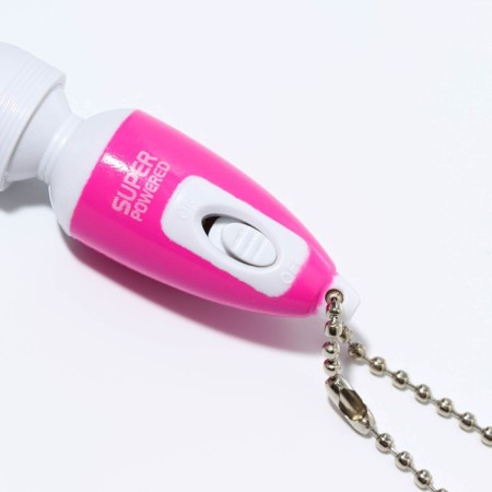 Vibrator - keychain, 5x2.5 cm, pink-1