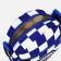 Bag's bag with lightning, external pocket, adjustable belt, blue color