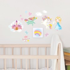Lamp with the stickers 