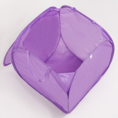 A basket for storing a toe with a cat “Kitik”, 42 x 42 x 42 cm, purple-4