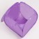 A basket for storing a toe with a cat “Kitik”, 42 x 42 x 42 cm, purple