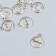 Decor for creativity Metal "Smile - Smile" silver 1.5x1.2 cm