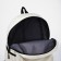 School backpack from textiles with a zipper, 3 pockets, wallet, white color