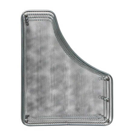 Vertical tray for papers, 3 compartments, metal mesh, gray-2