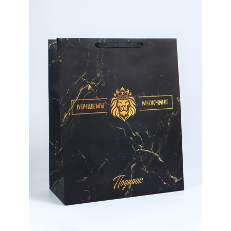 Gift Laminated Vertical Gift "Best Man", XL 40 × 49 × 19 cm-1