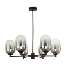 Suspended lamp Freya FR1011PL-06B TESSE, 650X650X620 mm, G9, 6x28W, matte black color