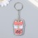 Acryl keychain "Tea drink with balls" mix 5x5.7 cm